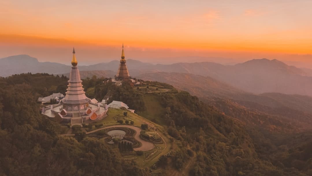 Thailand di komunitas togel — Chiang Mai temple landscape Thailand