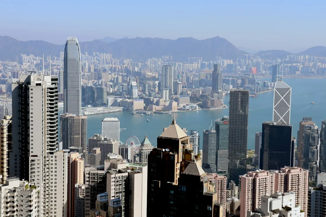 China in the togel community - aerial China cityscape