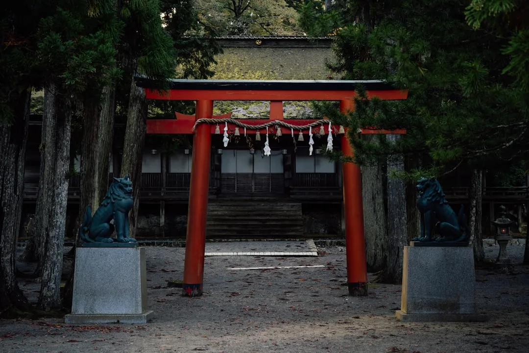 History of Japan in the togel community - traditional Japanese torii gate