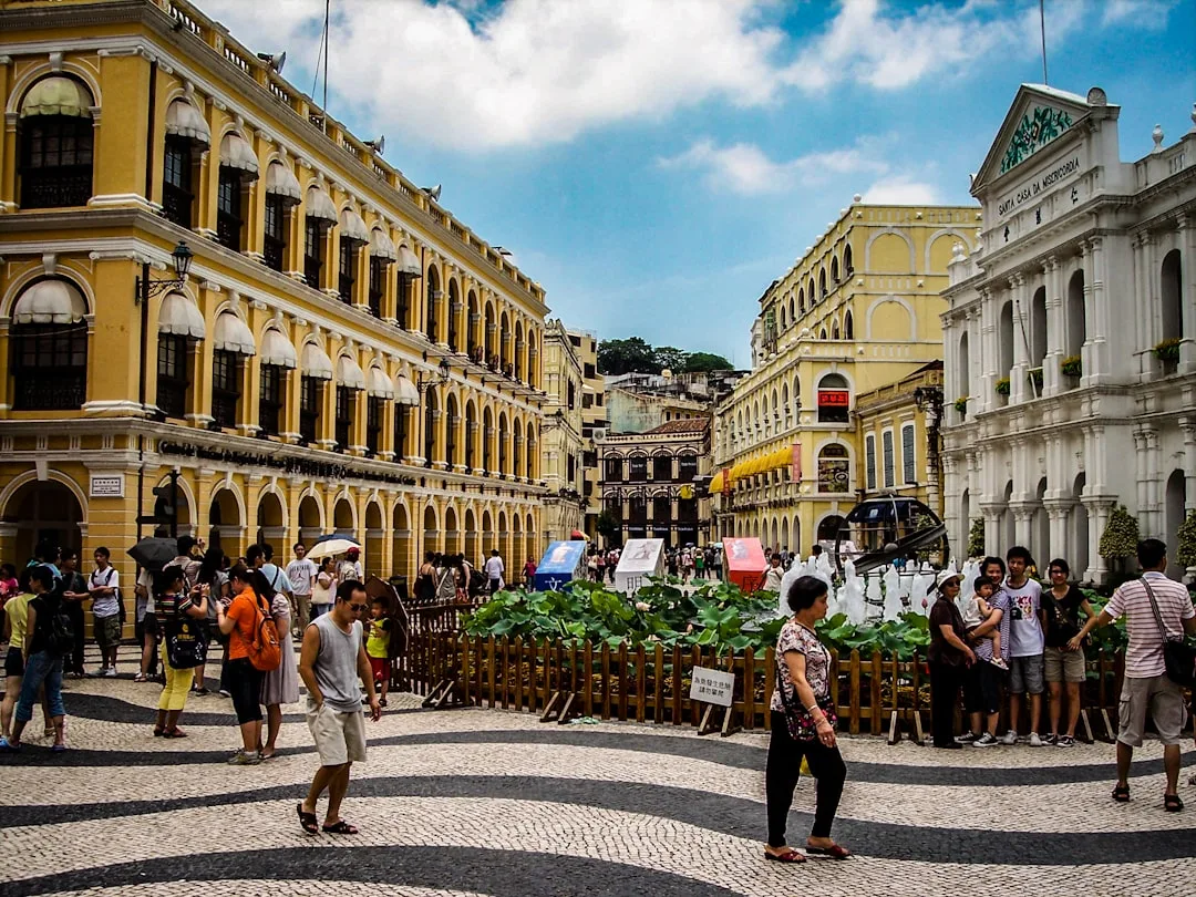 Macau 4D night draw schedule - Portuguese architecture in Macau's Senado Square, daily at 00:05 WIB