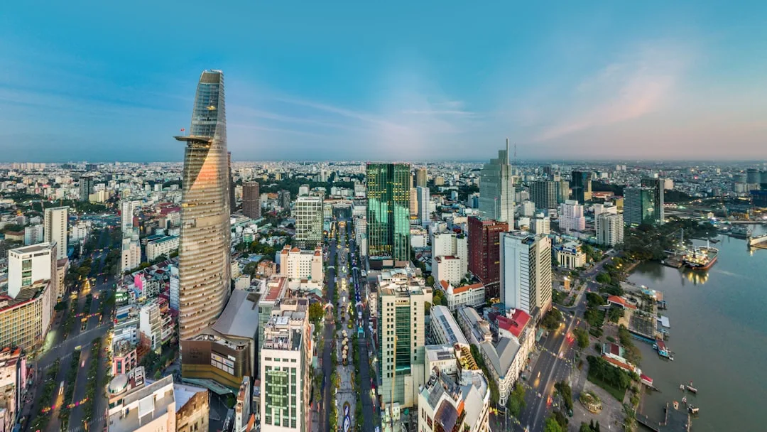 Today's VNM result - Vietnam Pools 4D, Ho Chi Minh City skyline, live data from community aggregators