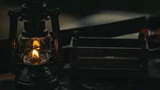 Ilustrasi mimpi lampu minyak — erek-erek 2D 70